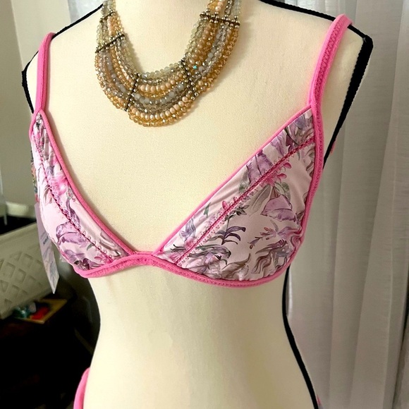 LoveShackFancy Pink and Floral Bikini Set 🤩 - Picture 7 of 13